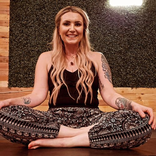 "Jessica Adkins is the owner of Radiant Soul Yoga, co-owner of St. Albans Yoga & Fitness Studio, and founder of Radiant Soul School of Yoga. She is the visionary behind the Radiant Soul Guide method of healing addiction and trauma, and the accomplished author of ""Embracing the Shadows."" As a certified NLP practitioner, she brings the power of Neuro-Linguistic Programming to help you reshape thought patterns and behaviors. Her training in CBT (Cognitive-Behavioral Therapy) equips her with evidence-based strategies to assist in overcoming limiting beliefs and achieving your goals. In addition, Jessica is also a certified Reiki practitioner, Sound Healing, and Shadow Work coach, providing holistic support to nurture your spiritual and emotional growth, bringing balance and energy realignment to your life. Jessica is a graduate of Yoga Farm Ithaca and has also been trained in the Stillpoint Method of Somatic Mindfulness. She studied and trained in EMDR (Eye Movement Desensitization & Reprocessing) and sound healing & therapy under Dr. Krishna N. Sharma, and completed training in Internal Family Systems (IFS) with Lorena Popa to become a certified facilitator. Jessica specializes in Kundalini Yoga, Yoga Nidra, Sound Baths, Deep Stretch, Somatic Hip Mobility, and Reiki-Infused Restorative. "