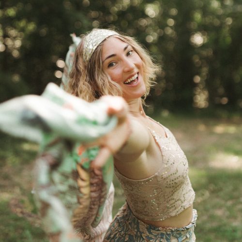 "Kaysee has been practicing yoga for 15 years, teaching for 7, and sharing the power of heat and movement as the owner of Alchemy Flow for the past 5. She has led 200-hour teacher trainings for 3 years and is a Thai Yoga Massage practitioner, blending mindful touch and movement to support deep release and nervous system ease. Outside the studio, Kaysee, her partner, and her 9-year-old son train and perform with Knoxville’s Dragon Fly Circus, where play and connection fuel their creativity. This passion for movement and joy shapes her classes, inviting students to feel supported, connected, and empowered in every practice."